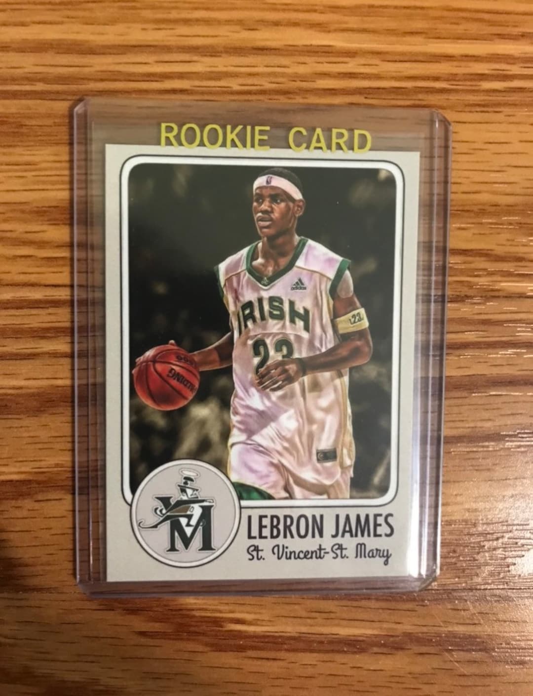 lebron james st vincent st mary card
