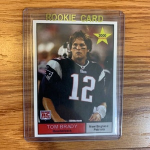 Tom Brady 2000 Collector Customs Rookie Card New England Patriots Super Bowl MVP RC