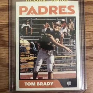 Tom Brady 1994 High School Rookie Patriots Tampa Bay Buccaneers MVP RC