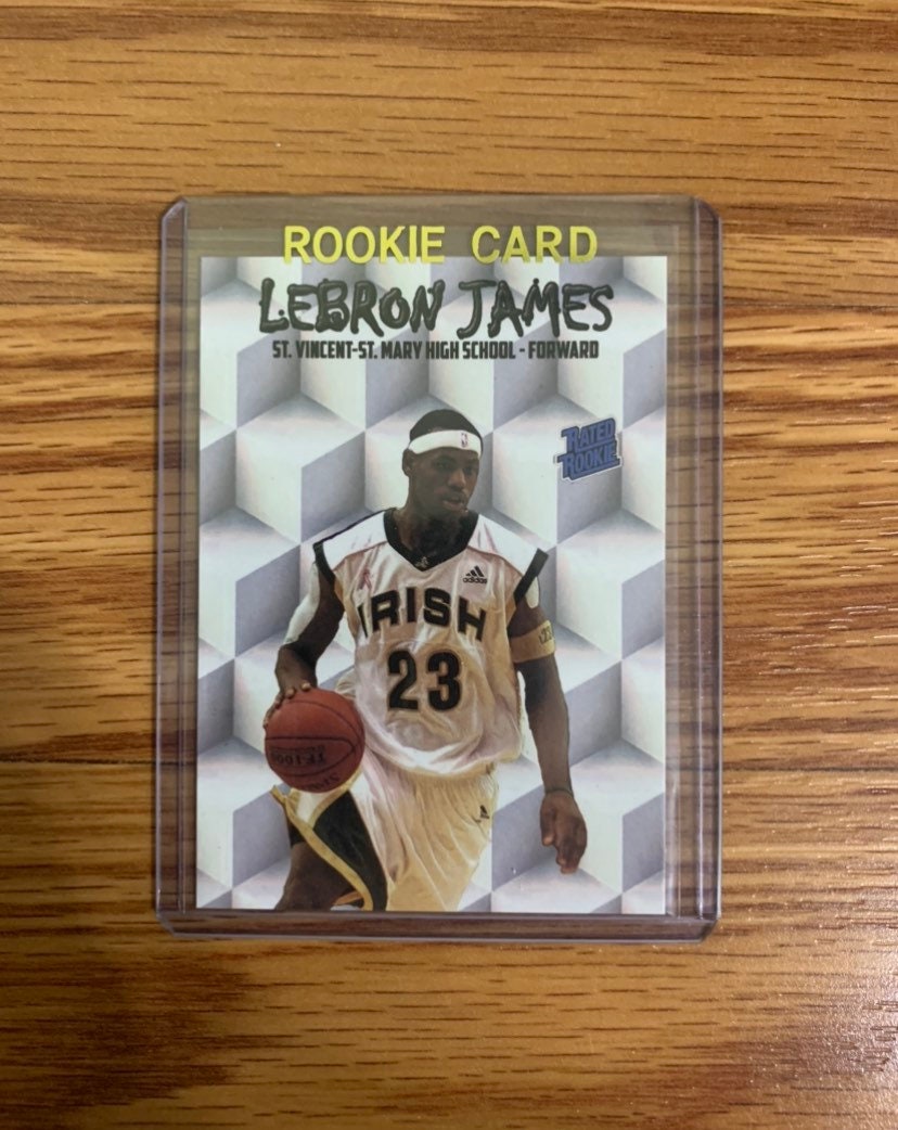 lebron james st vincent st mary card