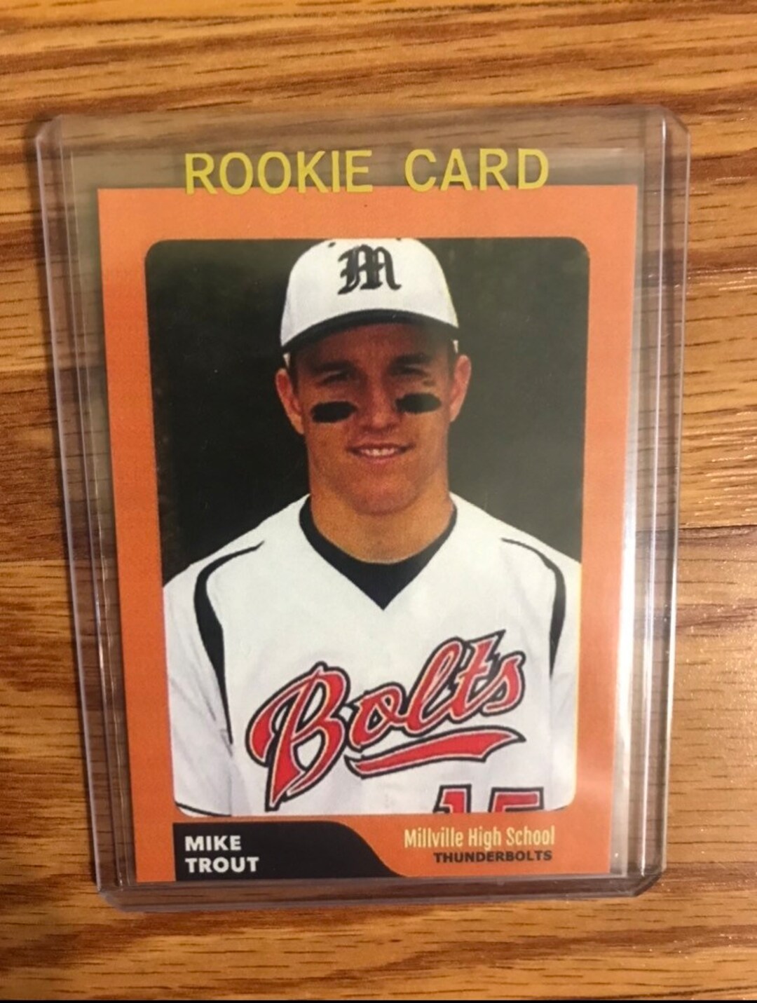 2009 Mike Trout Millville High Rookie Orange Border RC - Etsy
