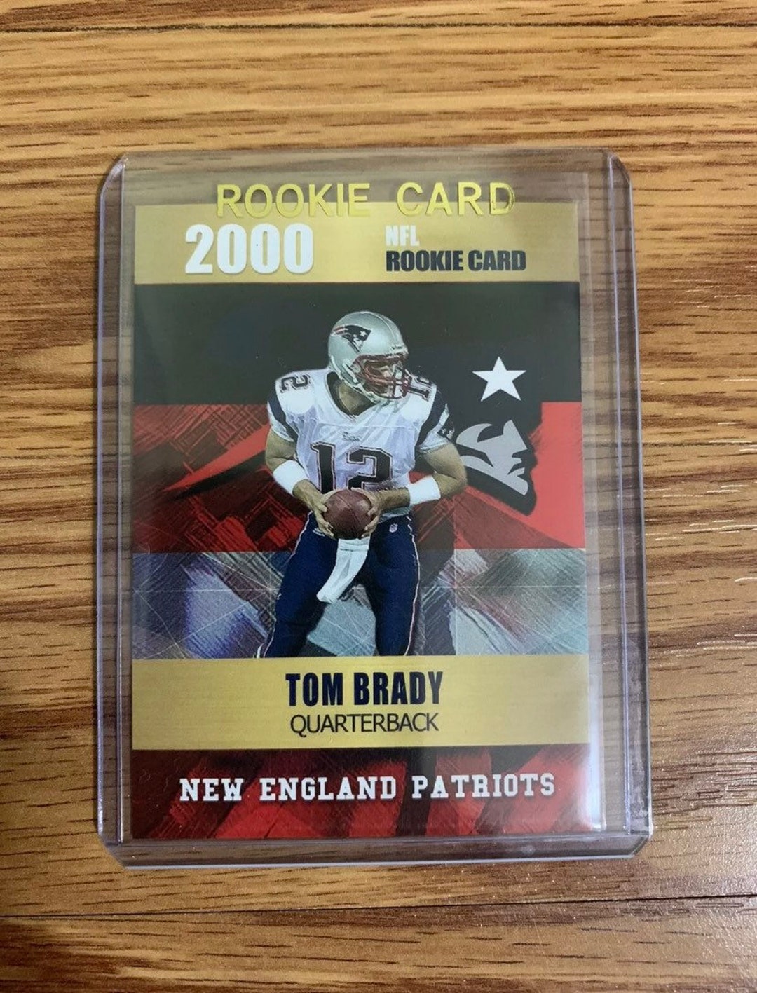 2000 Tom Brady Rookie Phenoms Gold Platinum Limited Edition /2000