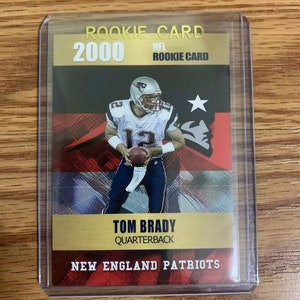 2000 Tom Brady Rookie Phenoms Gold Platinum Limited Edition /2000 RC.