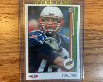 Tom Brady 2000 ACEO Rookie White Border New England Patriots Buccaneers RC