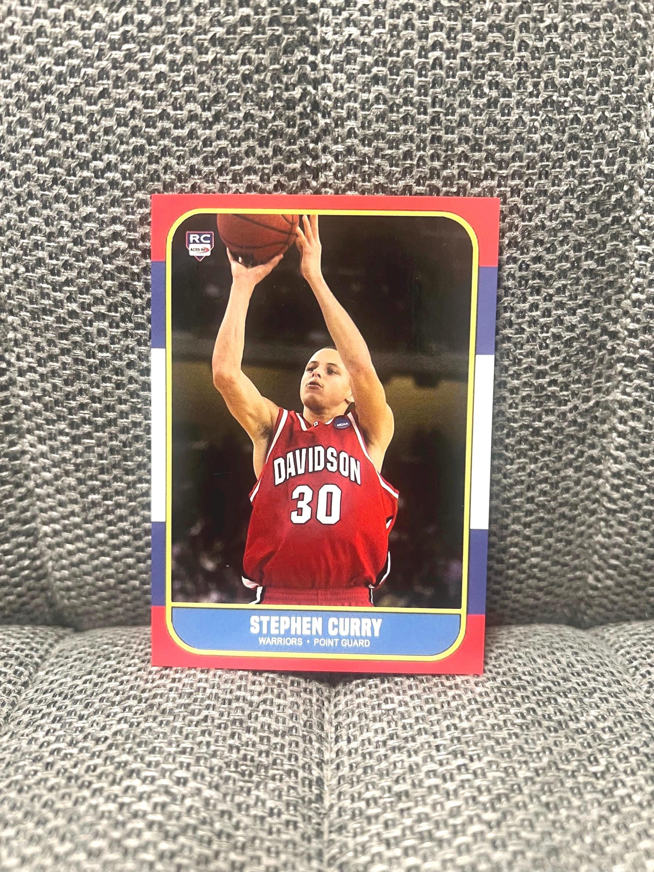 2009-10 Stephen Curry ACEO ROOKIE Retro Fleer Style Golden State