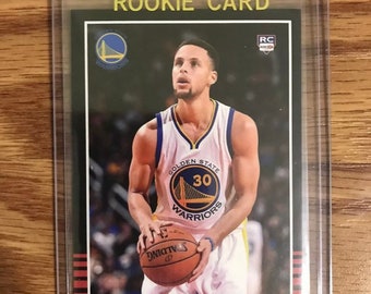 2009-10 Stephen Curry ACEO ROOKIE Retro Fleer Style Golden State Warriors RC