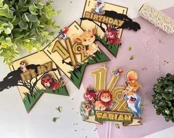 Lion King Cake Topper, Lion King Birthday Theme, Lion King Birthday Party, Lion King Party Decorations, Lion King Custom Cake Topper.