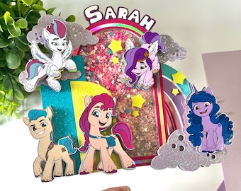 My Little Pony Cake Topper, My Little Pony Birthday Party, My Little Pony Party Decorations, Little Pony Custom Cake Topper.