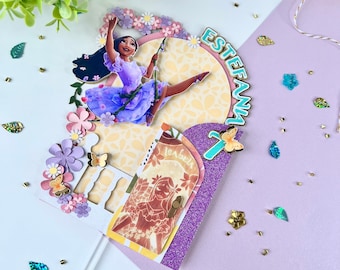 Encanto Cake Topper, Isabella Cake Topper, Encanto Birthday Theme, Encanto Birthday Party, Encanto Party Decorations.