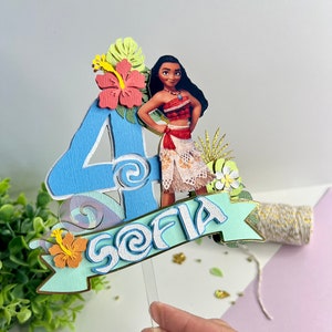 Moana Cake Topper, Moana Birthday Theme, Moana Birthday Party, Moana Party Decorations, Moana Custom Cake Topper.