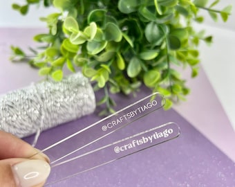 Personalized Acrylic Cake Toppers | Promote Your Business with Your Branding font or Name