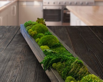 Moss wall art - Preserved Moss - Moss centerpiece - moss panels