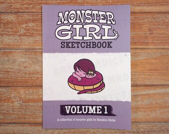 Monster Girl Sketchbook Vol 1 | Original Artwork | Monster Girls | Sketchbook