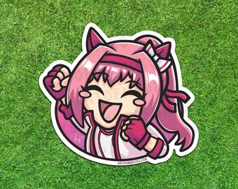 Haru 'Urarara!' Urara-sticker | Op Umamusume geïnspireerde stickers
