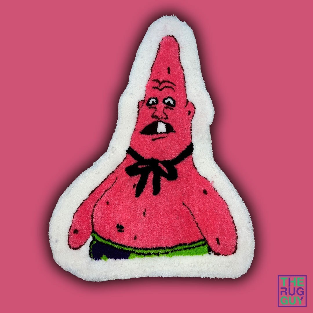 Spongebob Pinhead Larry Rug Custom Hand Tufted Rug Etsy