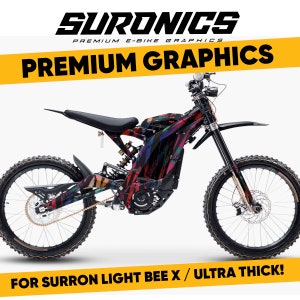 Suronics WAPOR Graphics kit for Surron LightBee X, Segway X160 / X260, decal vynil wrap sticker