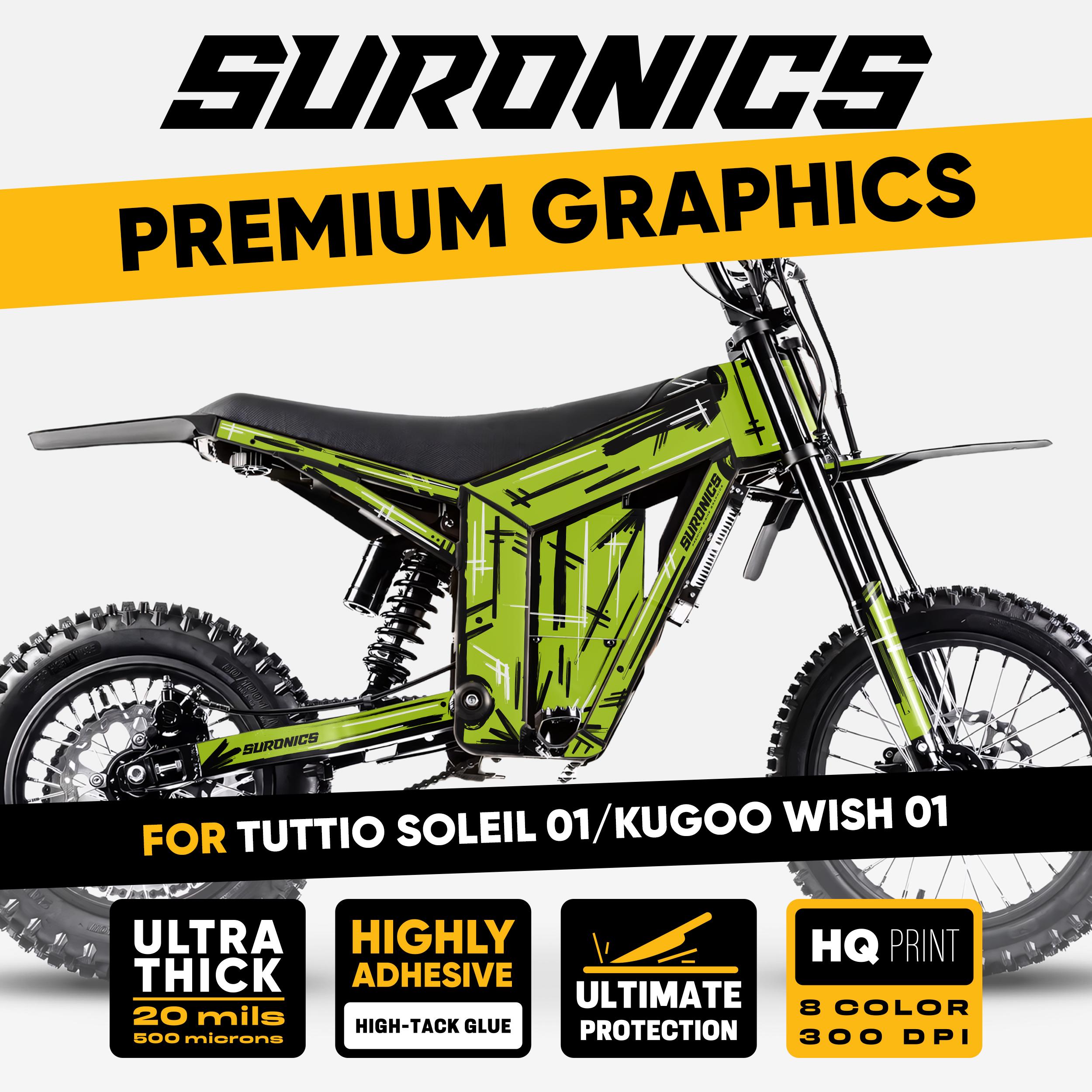 Tuttio Soleil 01 Graphics Kit MARKER GREEN Decals Wrap Stickers