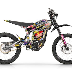 Talaria Sting MX Graphics kit - Suronics STICKY Graphics decal vinyl wrap sticker Fox Rockshox Acerbis Redbull Stickers for