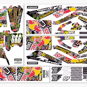 Sticky Graphics Suronics STICKY Graphics Kit for Surron Lightbee X, Segway X160 / X260 ...