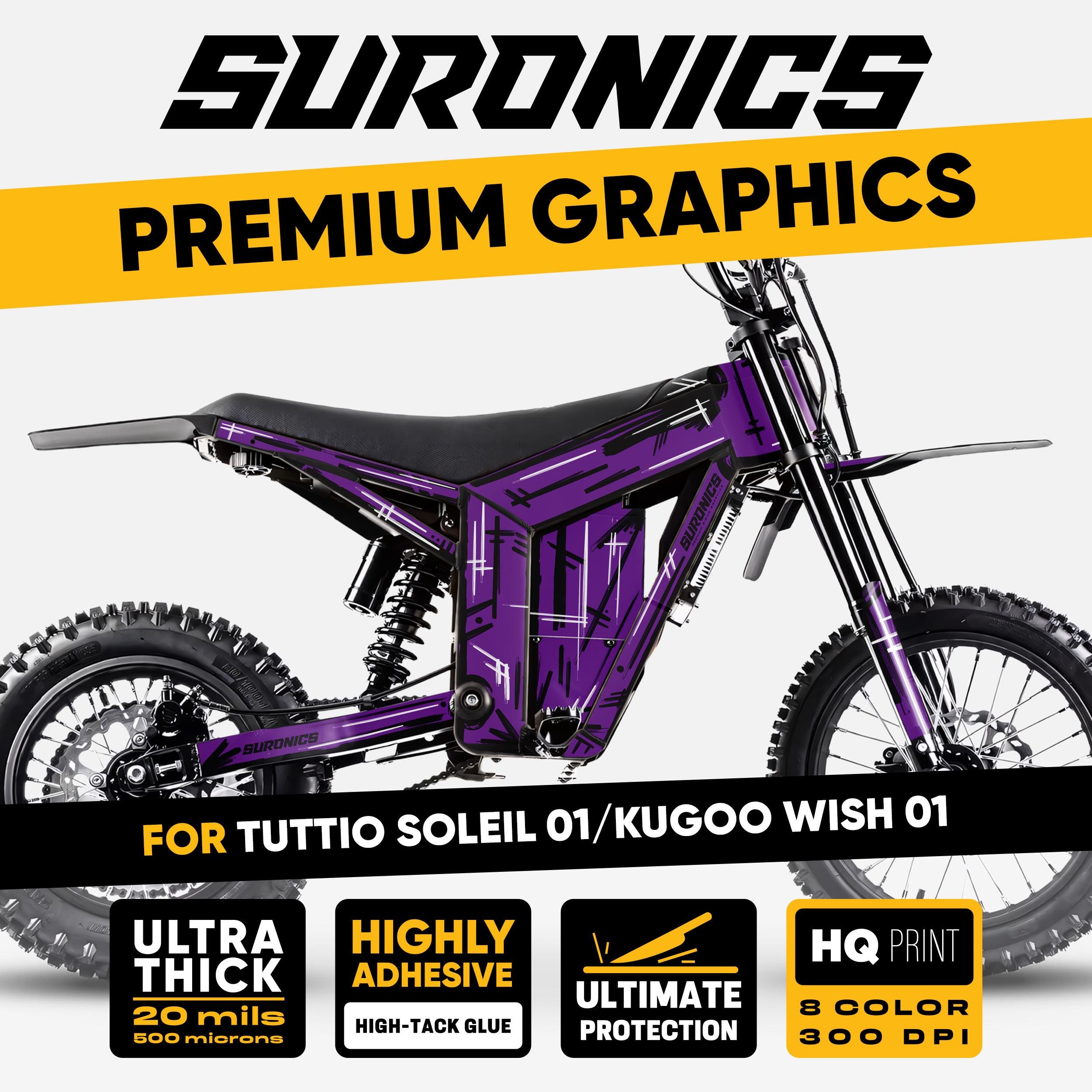 Tuttio Soleil 01 Graphics Kit MARKER PURPLE Decals Wrap Stickers