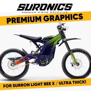 Suronics GRAINY Graphics kit for Surron LightBee X, Segway X160 / X260, decal vynil wrap sticker