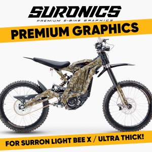 Suronics DIGITAL DESERT Grafik-Kit für Surron LightBee X, Segway X160 / X260, Aufkleber