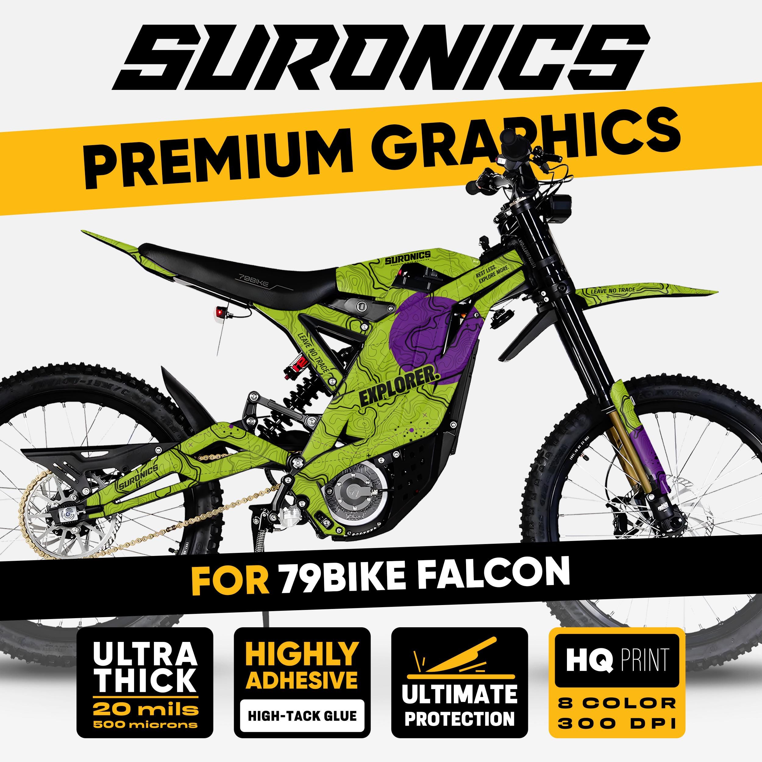 1979 Yamaha MX80 MX100 MX175 Tank Graphics Decal Kit - Oracal Vinyl (USA Made)