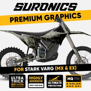 Stark Varg MX EX Grafikkit - CAMOX Original Grafik-Abziehbild-Aufkleber Camo Camouflage