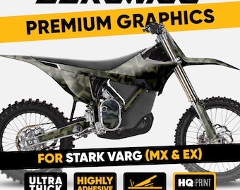 Stark Varg MX EX Graphics Kit - CAMOX Original Graphics Decals Wrap Stickers Camo Camouflage