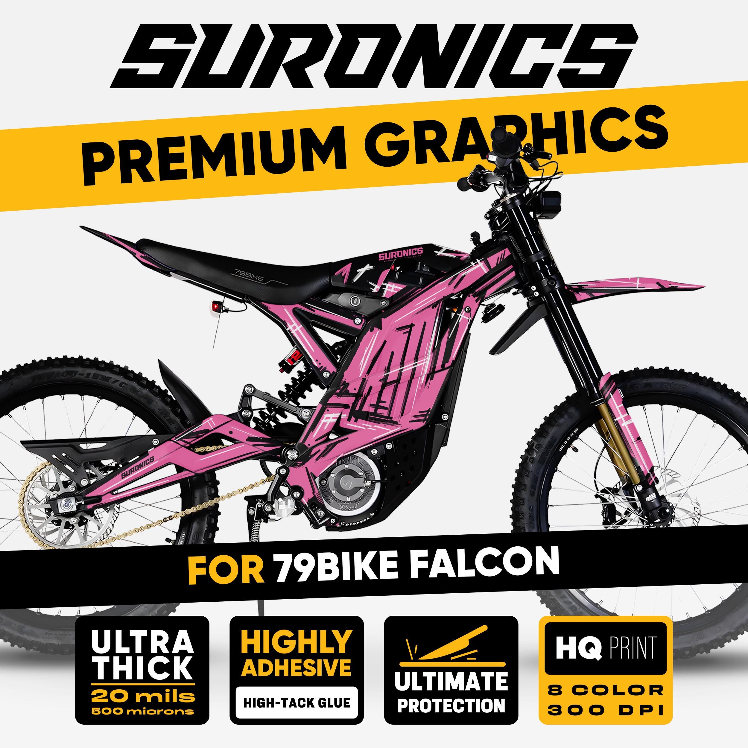 79bike Falcon Pro GT M Graphics Kit MARKER Pink Decals Vinyl Wrap