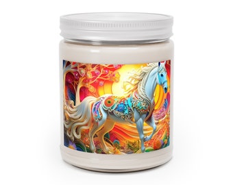 Cloisonné Art-Yummy Scented-100% Natural Soy Based Candles-Personalization Available-9ozCandle Gift-Personal Pleasure Fantasy-Natural Candle