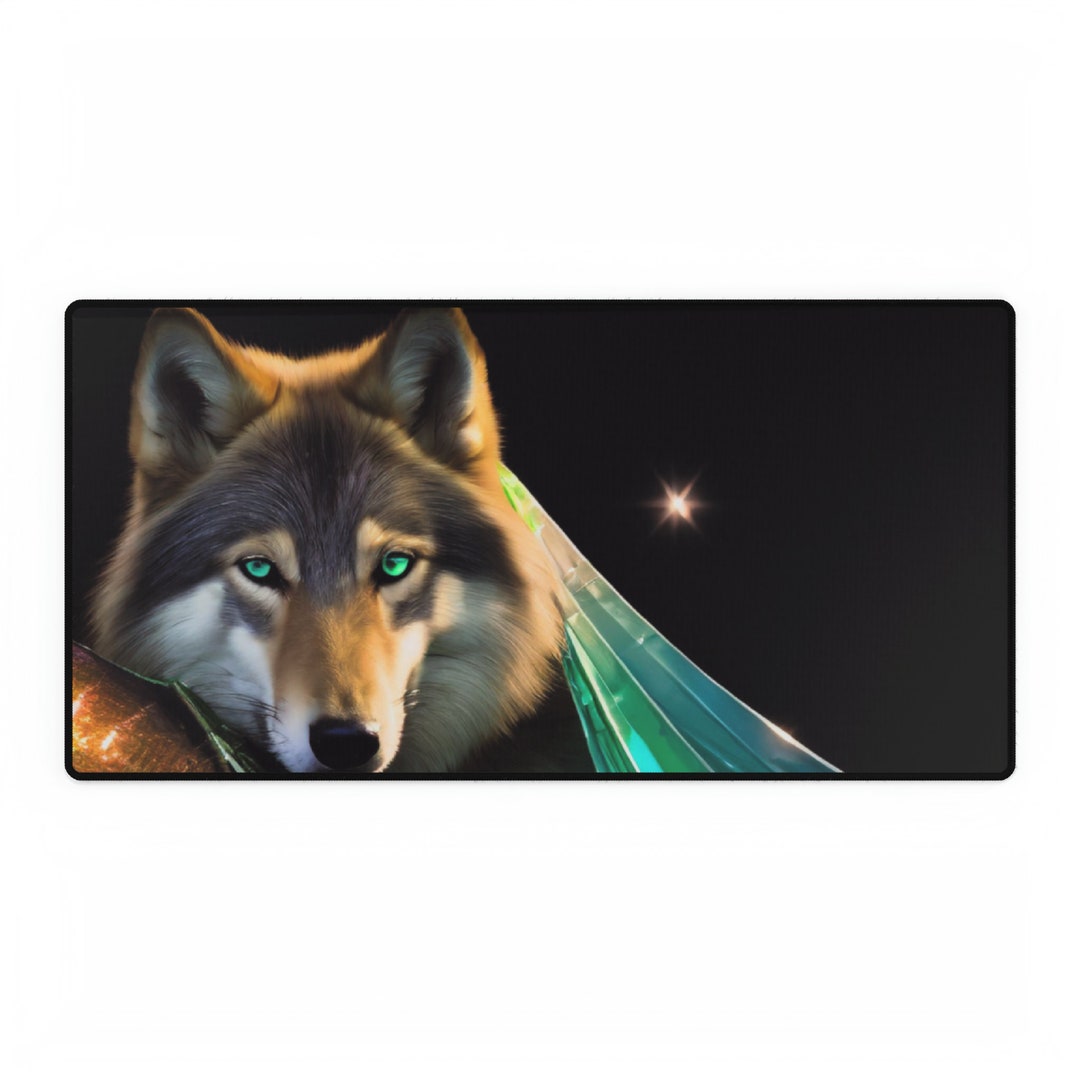 Wolven-Bureauaccessoires-Bureaumat-Wolves at Home-Wolf Art-Wolf  Lover's-Bureaumatten voor linkshandigen-Gamer-bureaumat-RedDragonGoddess  Art-Bureaumat - Etsy België, image size:1080x1080