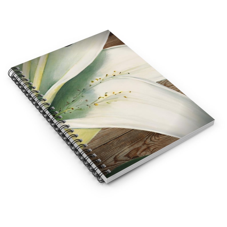 Goddess Lily of Purity and Truth Spiral Notebook - Ruled Line - Etsy