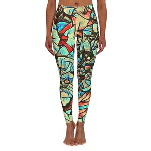 Fun and Playful Women&#39;s Spandex Leggings (AOP)