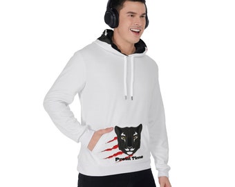 Prowl Time All-Over Print Men's Pullover Hoodie