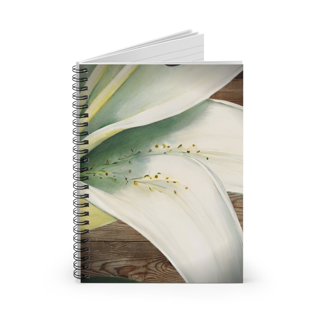 Goddess Lily of Purity and Truth Spiral Notebook - Ruled Line - Etsy