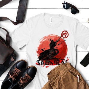 Samurai T-shirt, Martial arts T Shirt, Ninja, Fight, Gift for him, Unisex Jersey Short Sleeve Tee