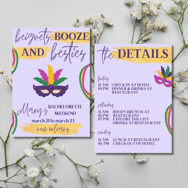 New Orleans Invite - Etsy