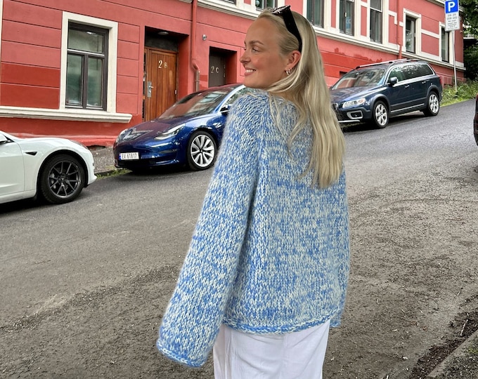 Tessa Patchwork Drop Shoulder Sweater main image 0