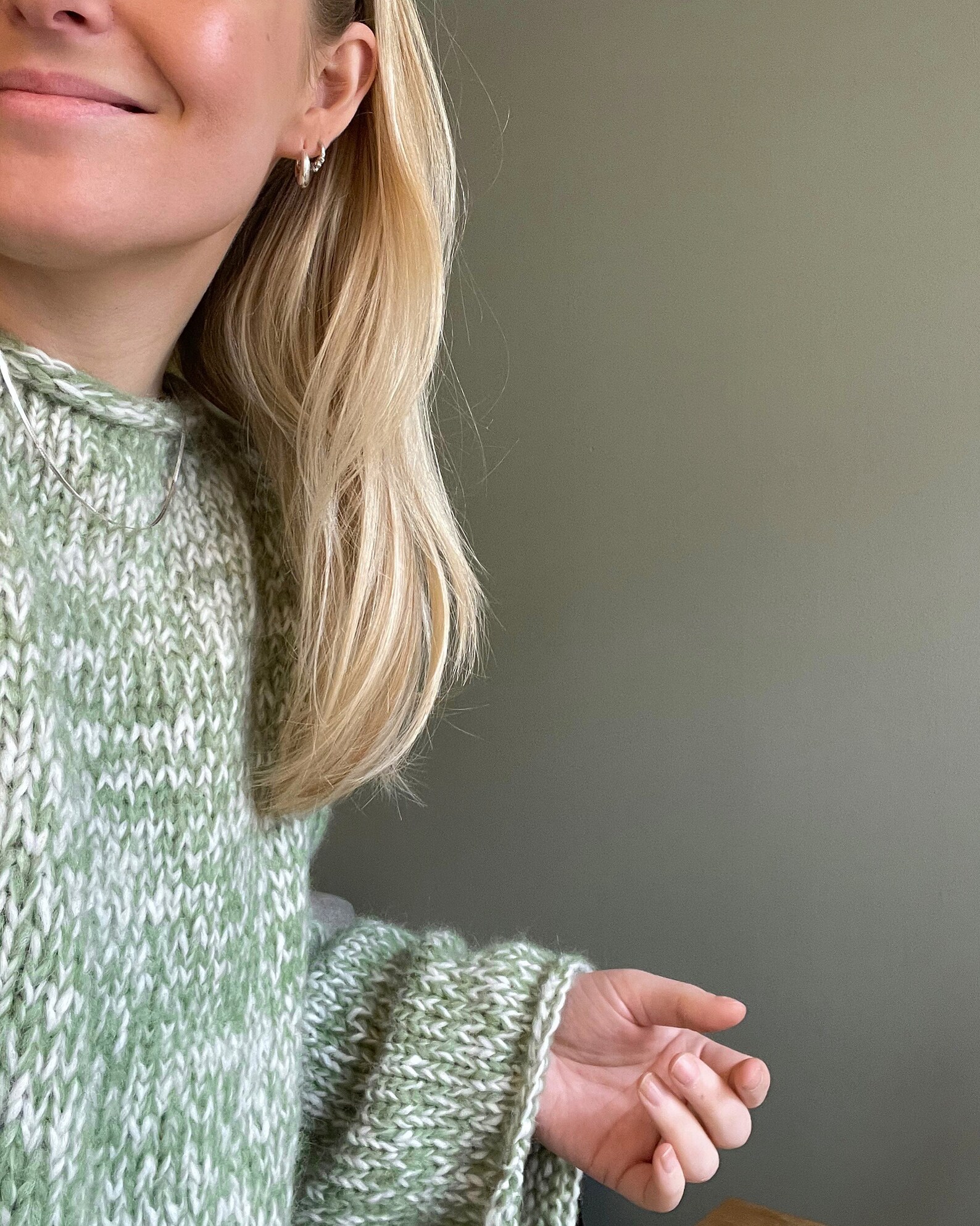 Tessa Crochet Knit Sweater