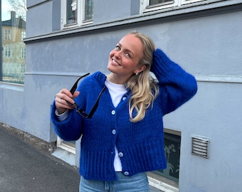 Klara cardigan - English knitting pattern