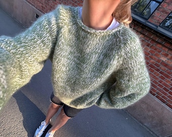 Tessa sweater - English knitting pattern