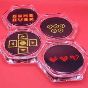 Gaming Themed Coasters - Set of 4