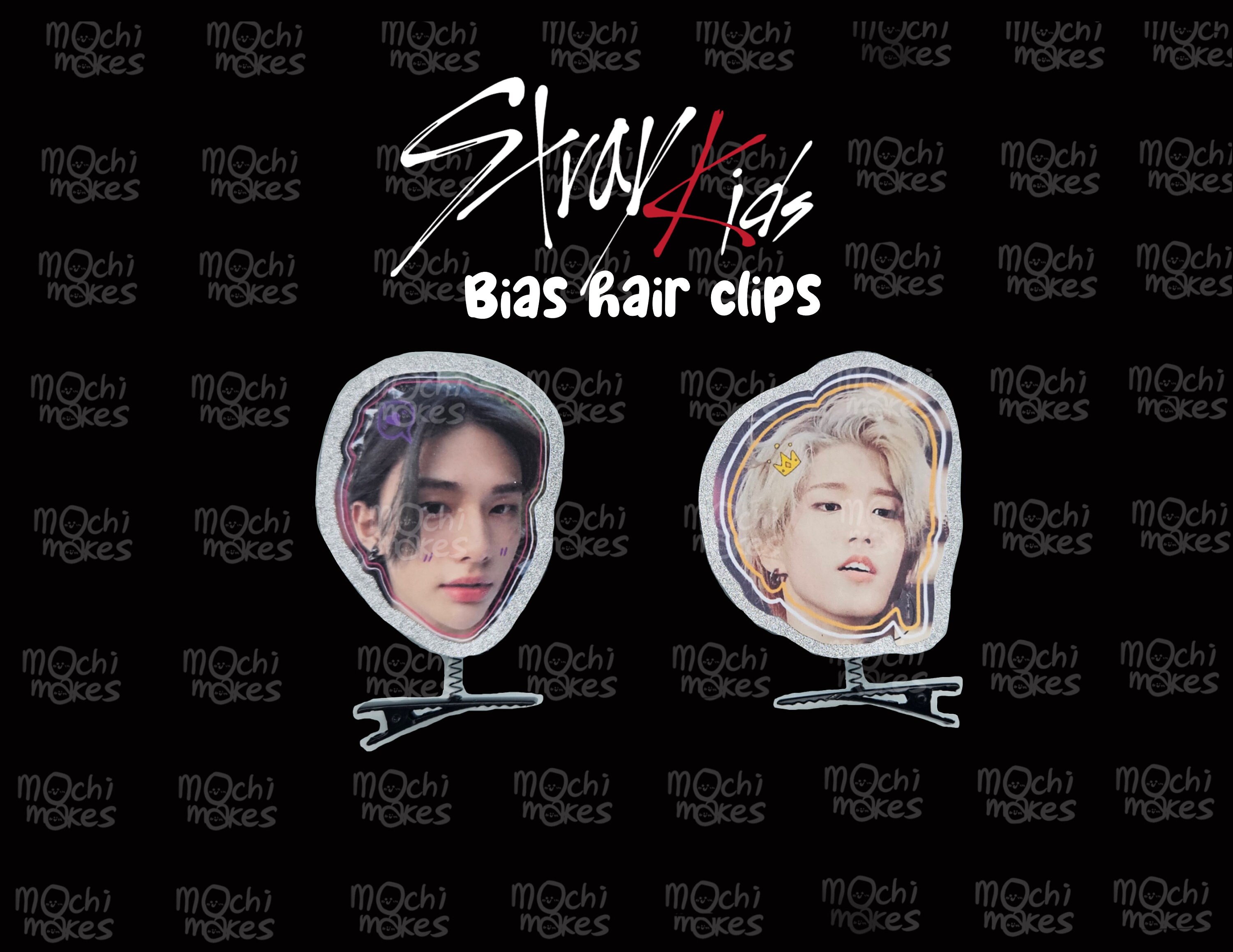 アイドル Stray Kids MINI HAIR CLIP ALL TYPES SET il_fullxfull