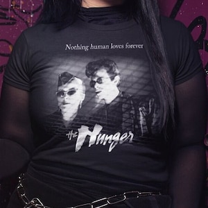 The Hunger 80s Vintage Best Gift T Shirt Man Woman tee shirt free shipping
