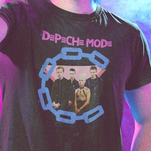 Depeche Mode Tshirt 80s Vintage Best Gift T Shirt Man Woman tee shirt free shipping