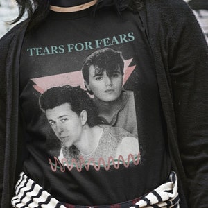 Tears For Fears Tshirt 80s Vintage Best Gift T Shirt Man Woman tee shirt free shipping