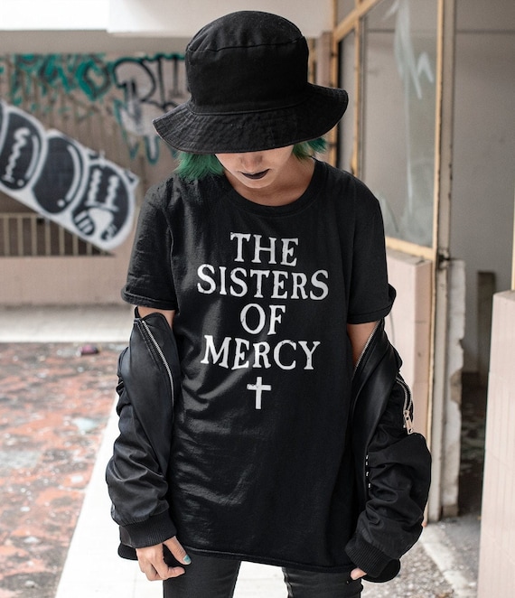 The Sisters of Mercy Cross Tshirt 80s Vintage Best Gift T Shirt
