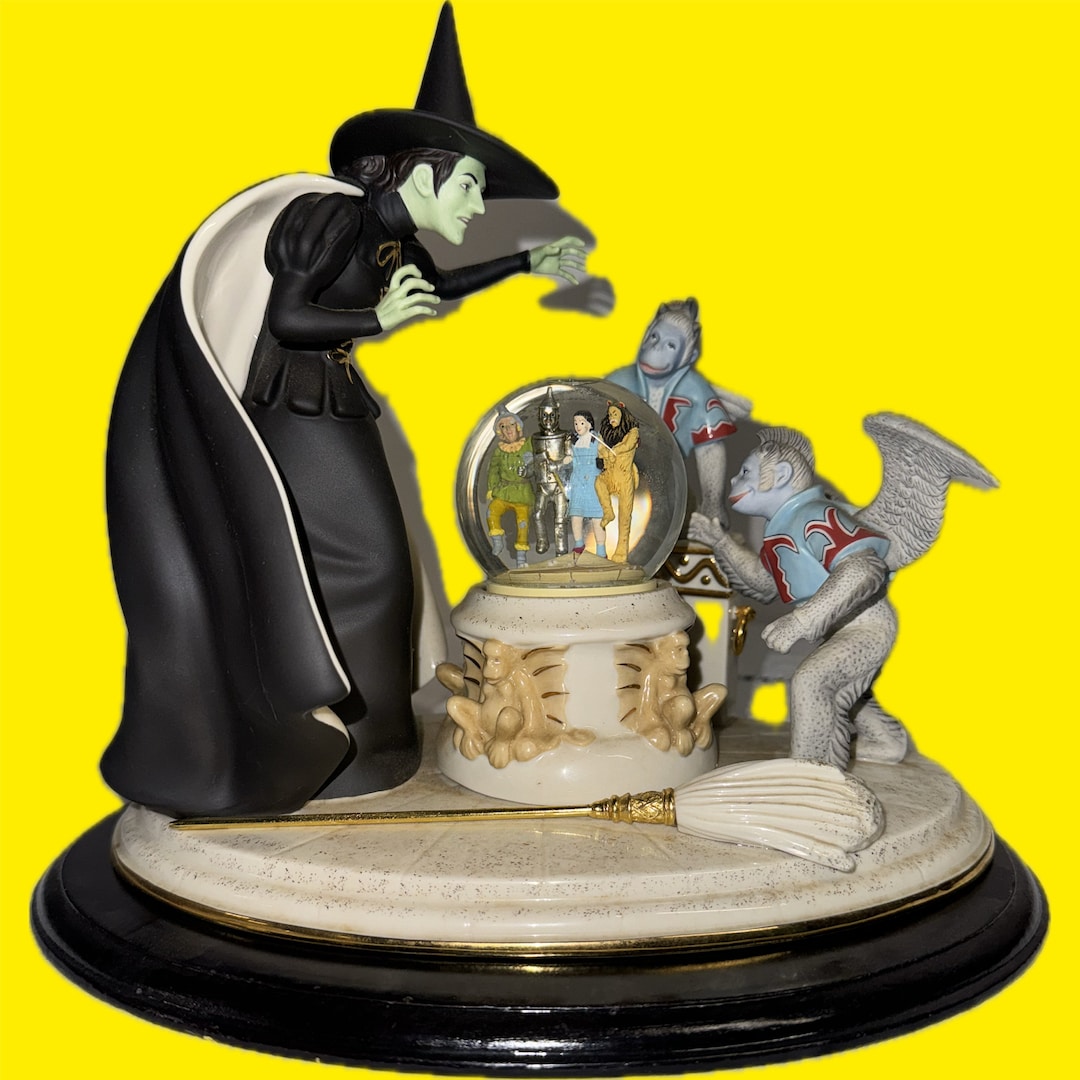 Rare Wizard of Oz Snow Globe an Evil Spell is Cast Etsy UK