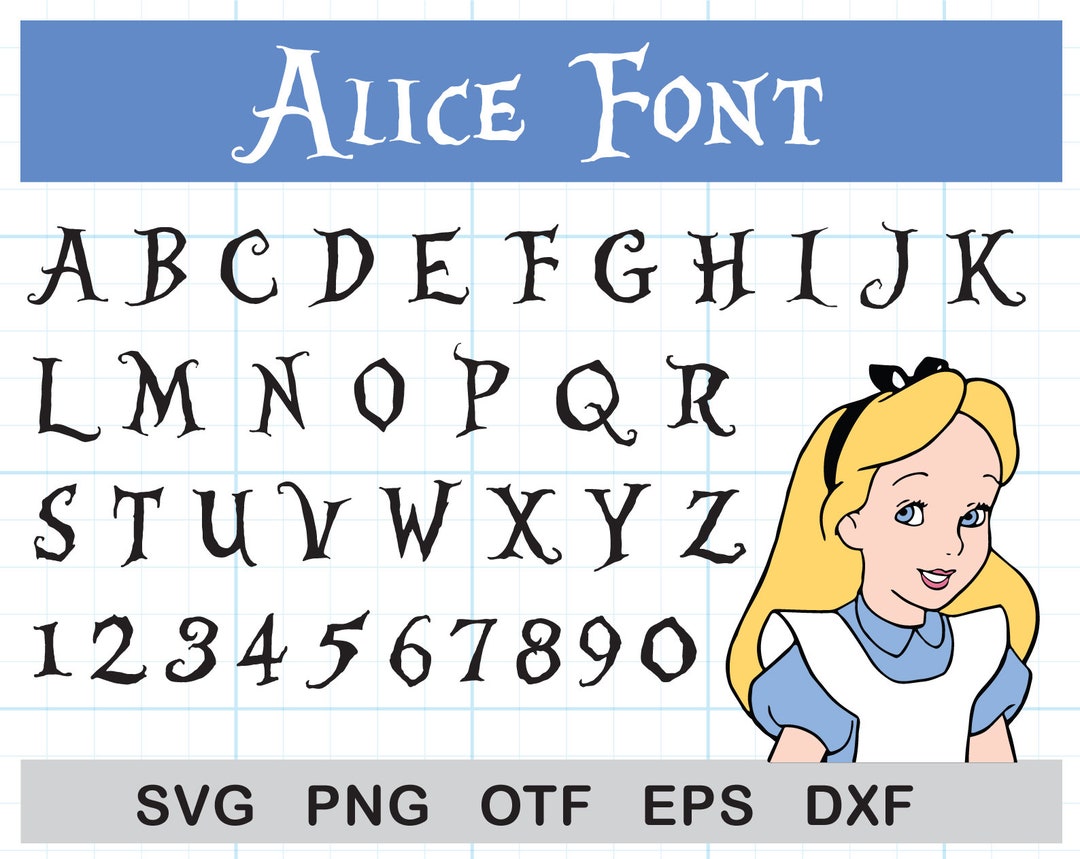 Princess Font Printable Letters Clipart Svg Png Dxf Pdf Eps - Etsy ...